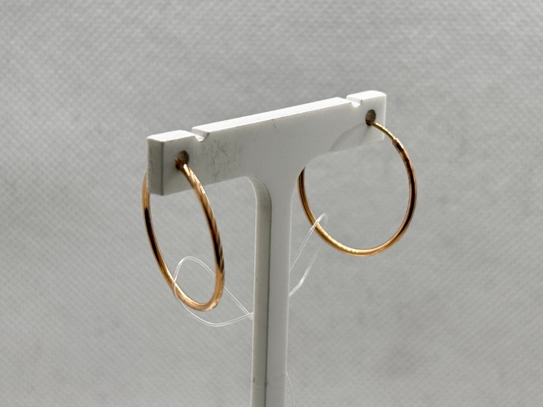 СЕРЬГИ КОНГО без камня (Au 585)