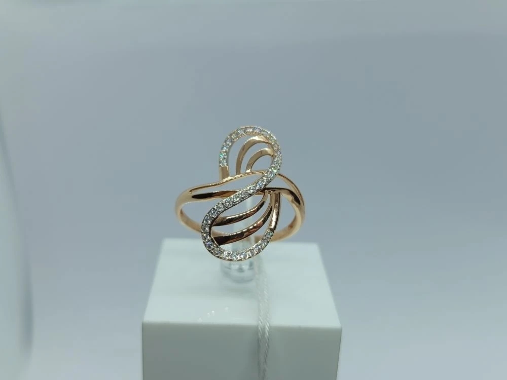 КОЛКМИ585 КОЛЬЦО С КАМНЯМИ (Au 585)