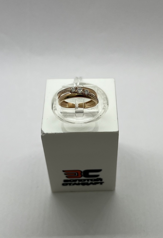 КОЛКМИ585 КОЛЬЦО С КАМНЯМИ (Au 585)