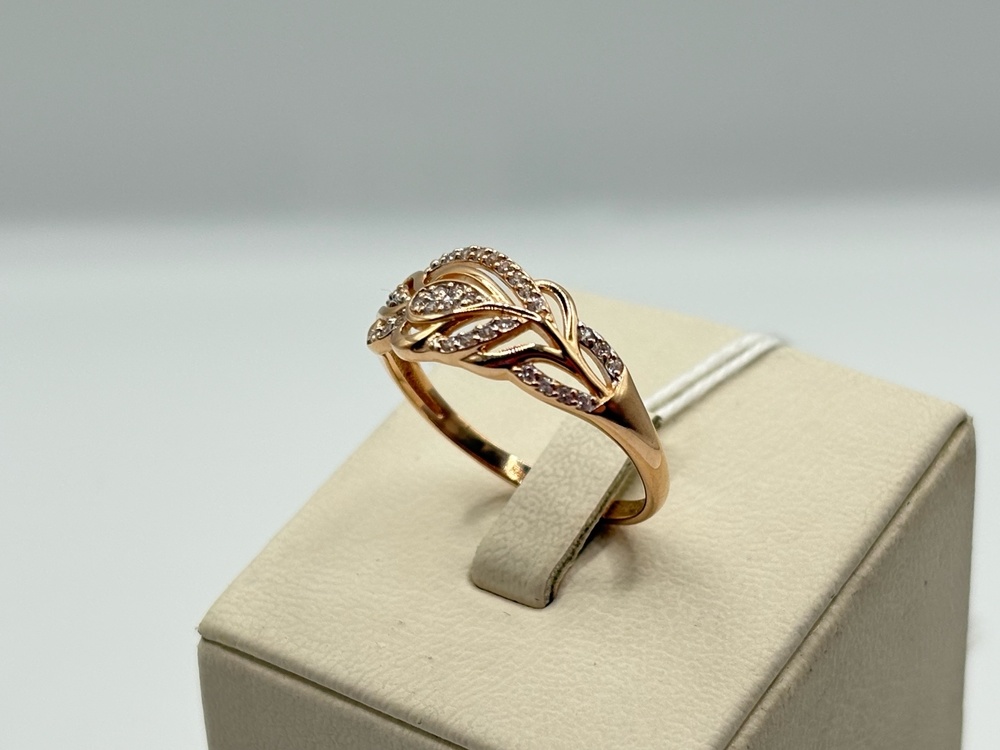 КОЛКМИ585 КОЛЬЦО С КАМНЯМИ (Au 585)