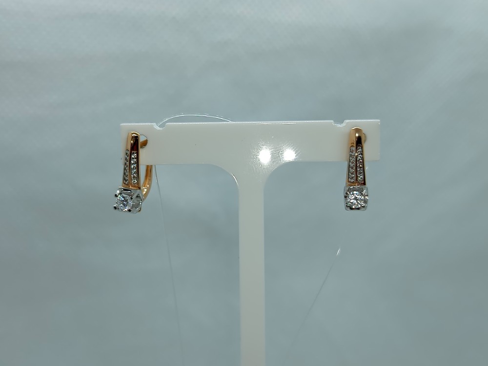 СЕРЬГИ С КАМНЯМИ (Au 585)