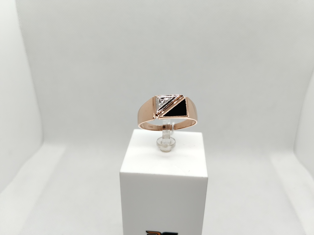 ПЕЧАТКА С КАМНЯМИ (Au 585)