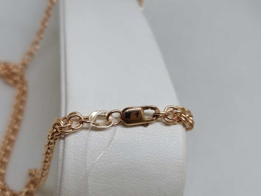 ЦЕПЬ ПУСТОТЕЛАЯ Бисмарк (Au 585)