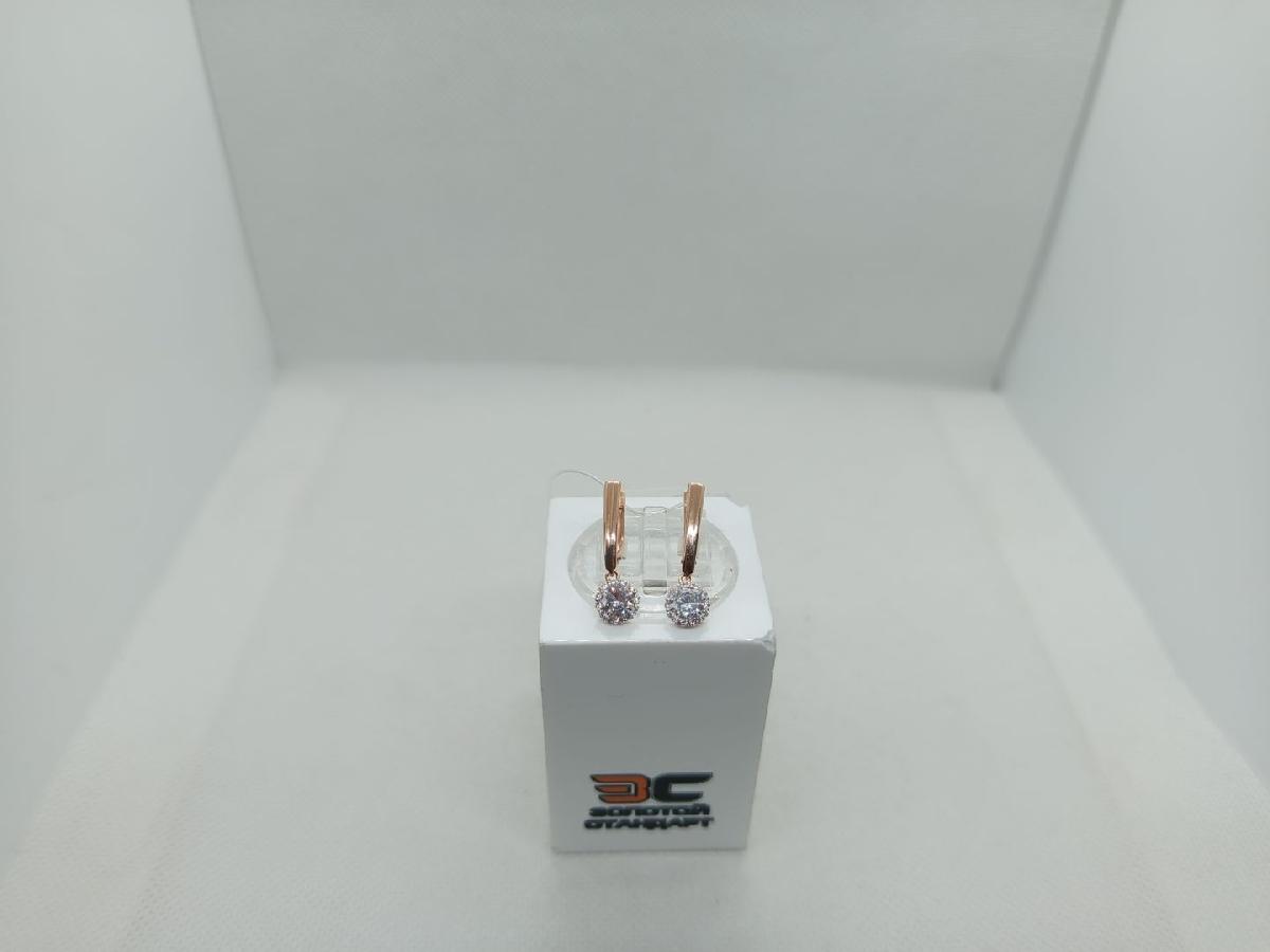 СЕРЬГИ С КАМНЯМИ (Au 585)