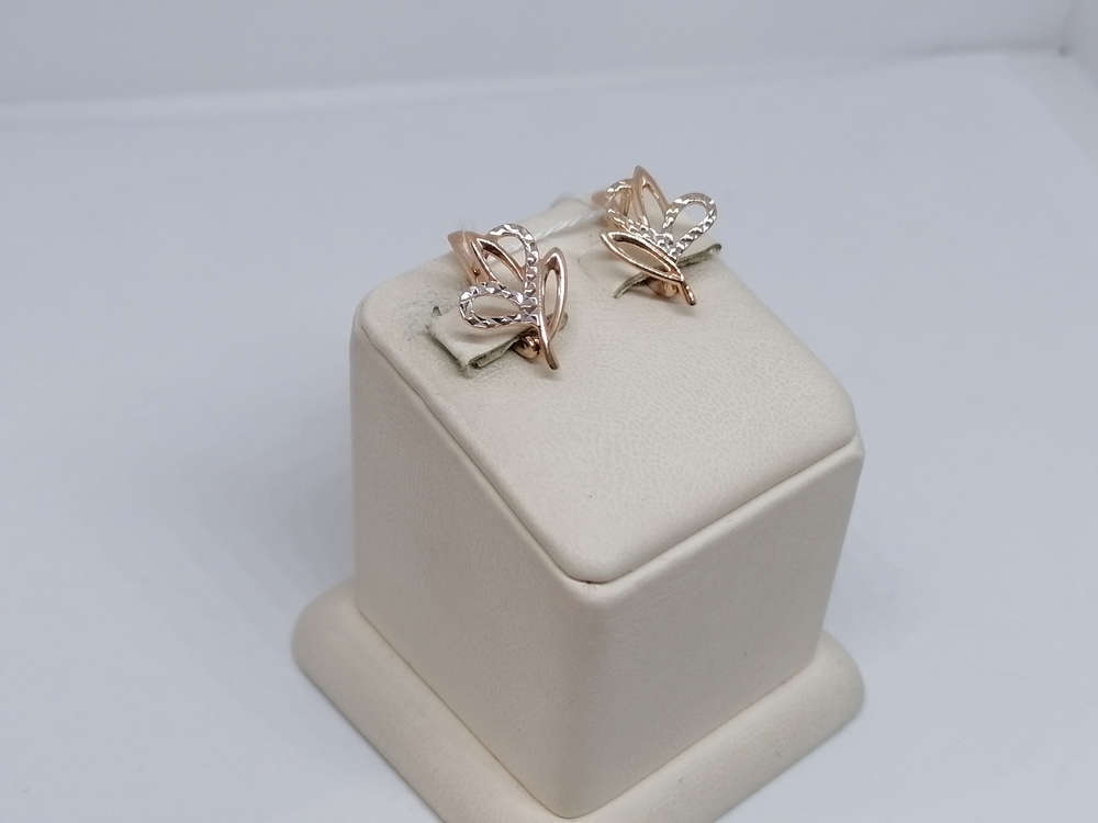 СЕРЬГИ БЕЗ КАМНЯ (Au 585)