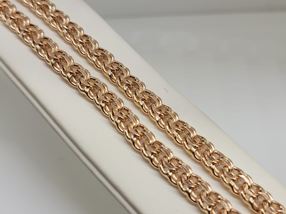 ЦЕПЬ ПУСТОТЕЛАЯ Бисмарк (Au 585)