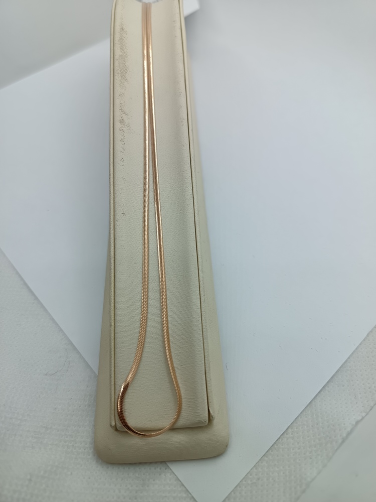 ЦЕПЬ ПОЛНОВЕСНАЯ Снейк плоский (Au 585)