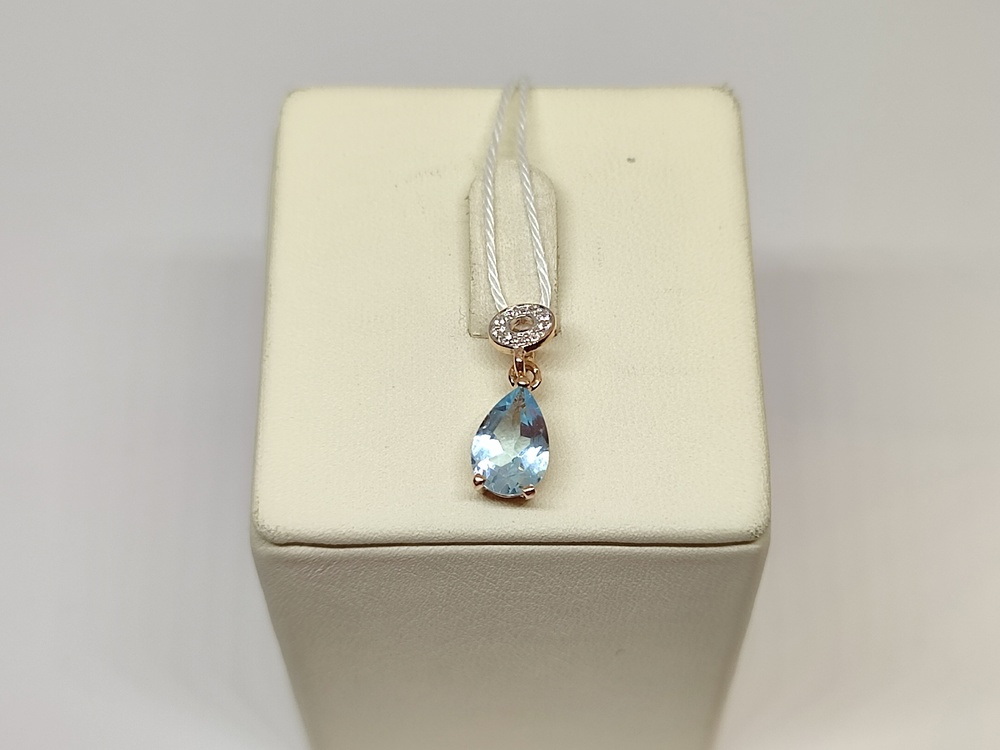 ПОДВЕСКА С КАМНЯМИ (Au 585)