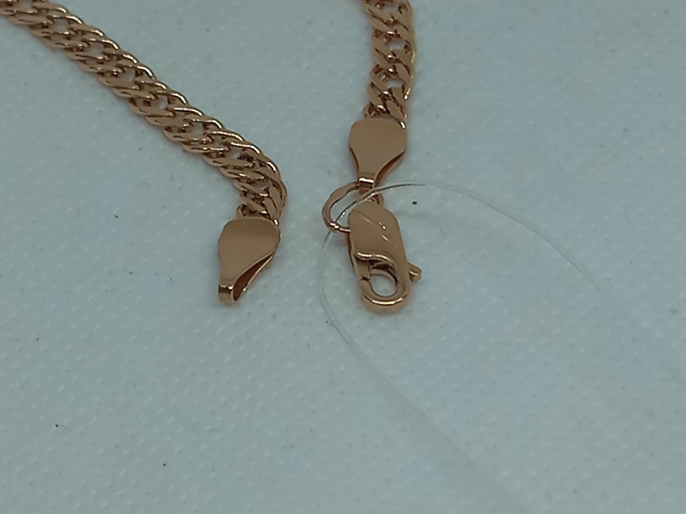 БРАСЛЕТ ПУСТОТЕЛЫЙ Ромб двойной (Au 585)