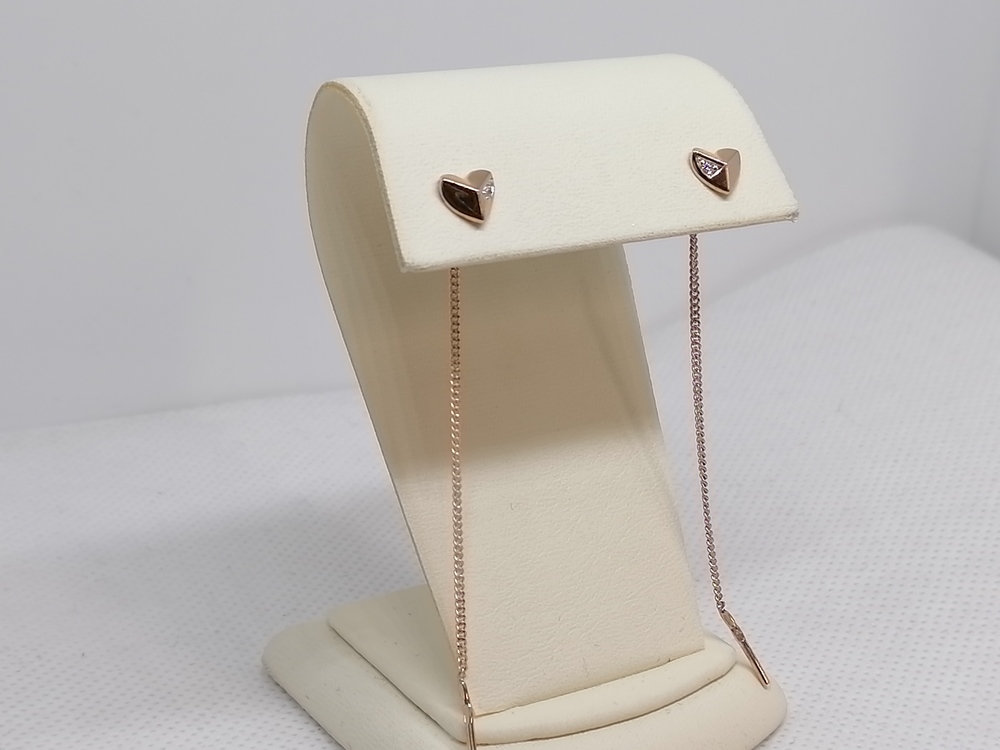 СЕРЬГИ ПРОДЕВКИ с камнями (Au 585)