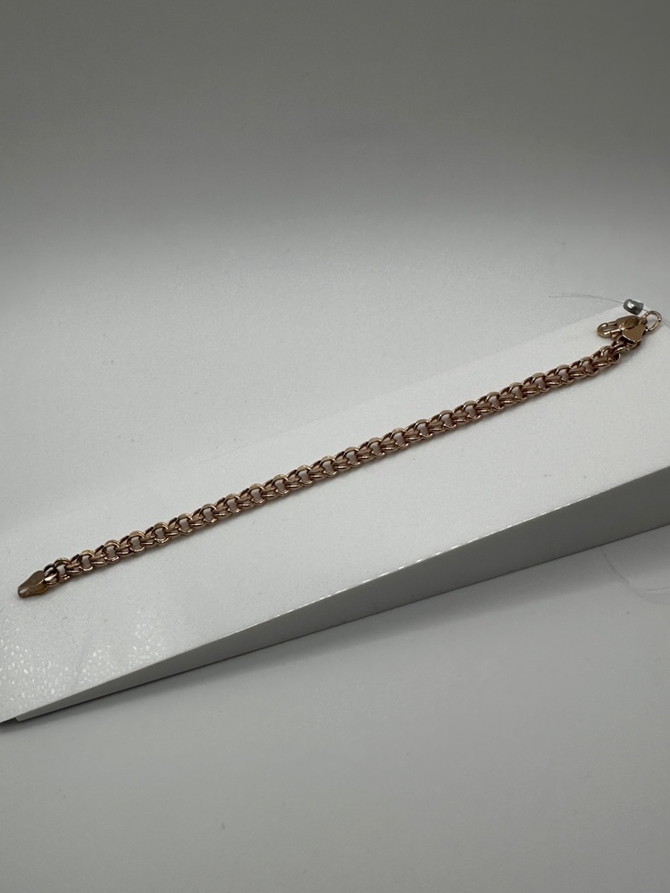 БРАСЛЕТ ПУСТОТЕЛЫЙ Бисмарк (Au 585)