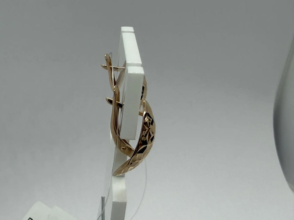 СЕРЬГИ БЕЗ КАМНЯ (Au 585)