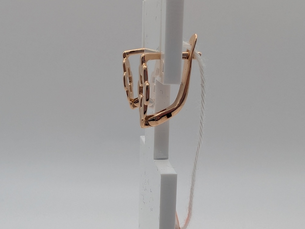 СЕРЬГИ БЕЗ КАМНЯ (Au 585)