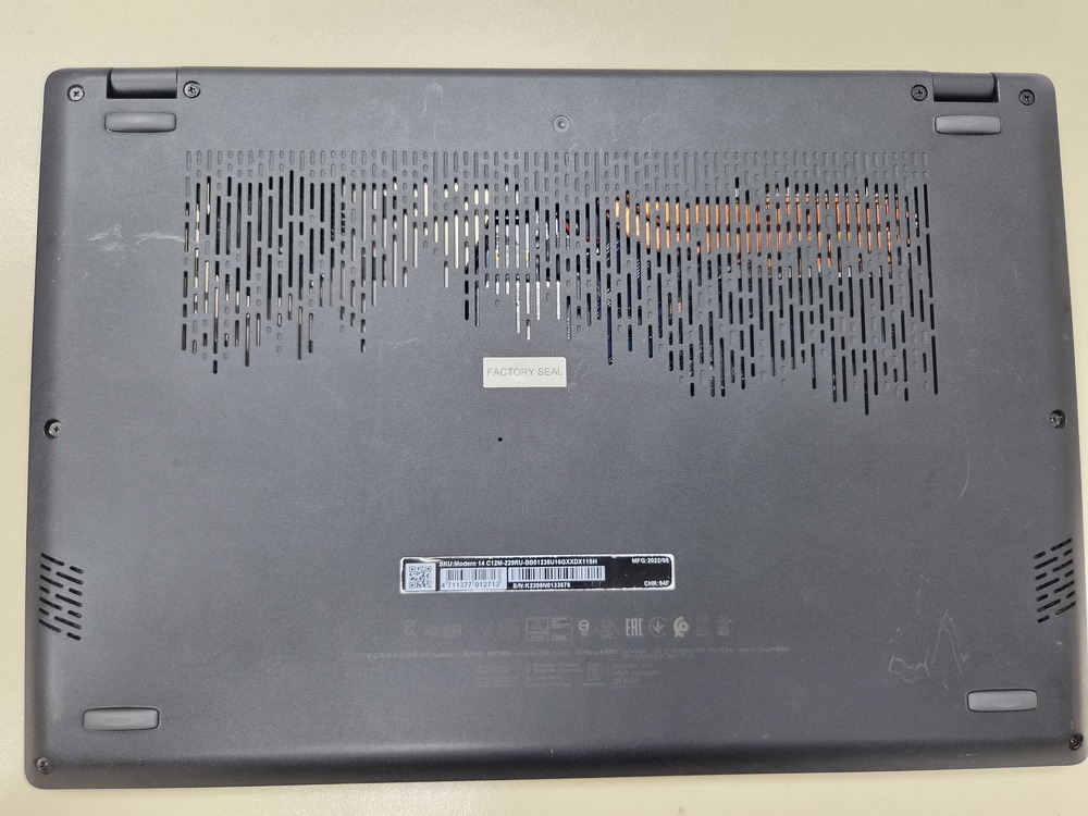Ноутбук MSI Modern 14 C12M-033; Core i3-1215U, Intel iris XE Graphics, 16 Гб, 512 GB, Нет