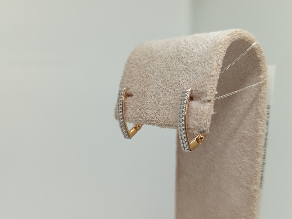 СЕРЬГИ БЕЗ КАМНЯ (Au 585)