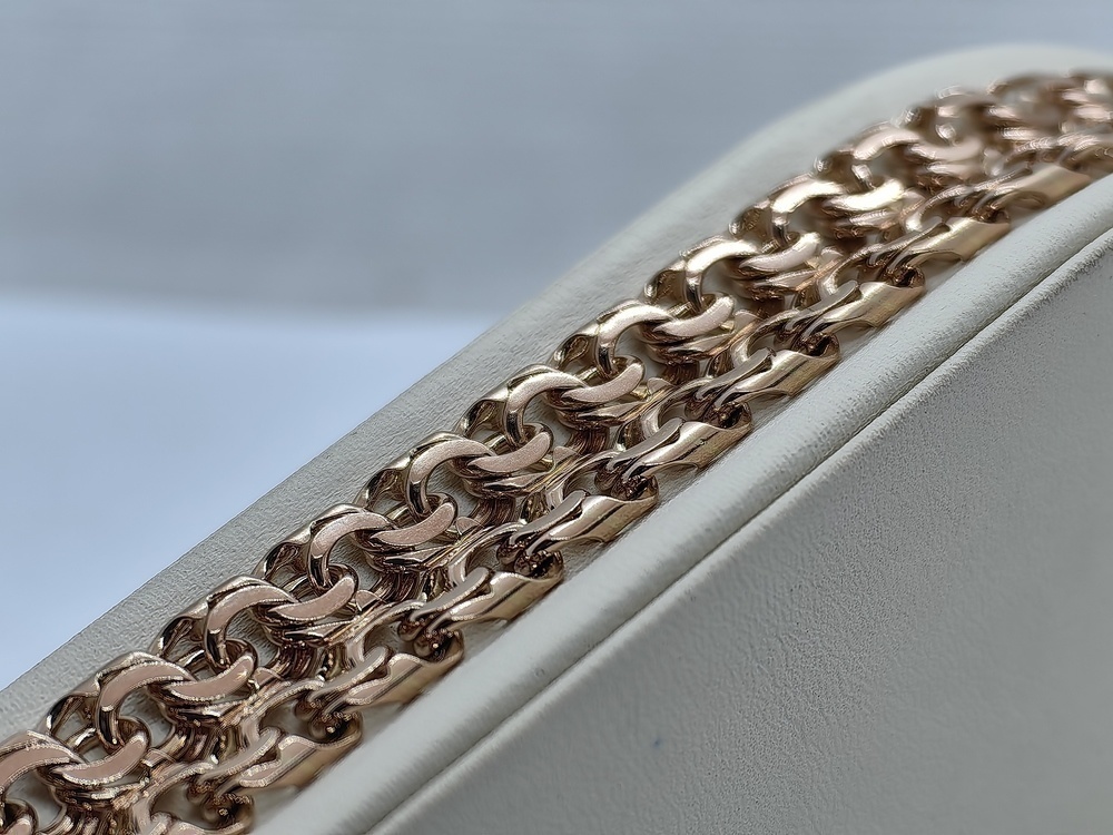 ЦЕПЬ ПОЛНОВЕСНАЯ Бисмарк (Au 585)