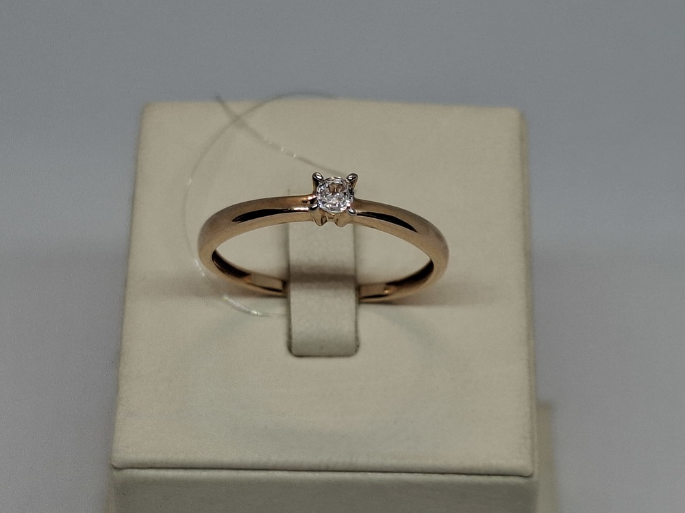 КОЛЬЦО С КАМНЕМ (Au 585)