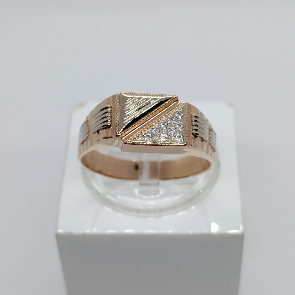 ПЕЧКМИ585 ПЕЧАТКА С КАМНЯМИ (Au 585)