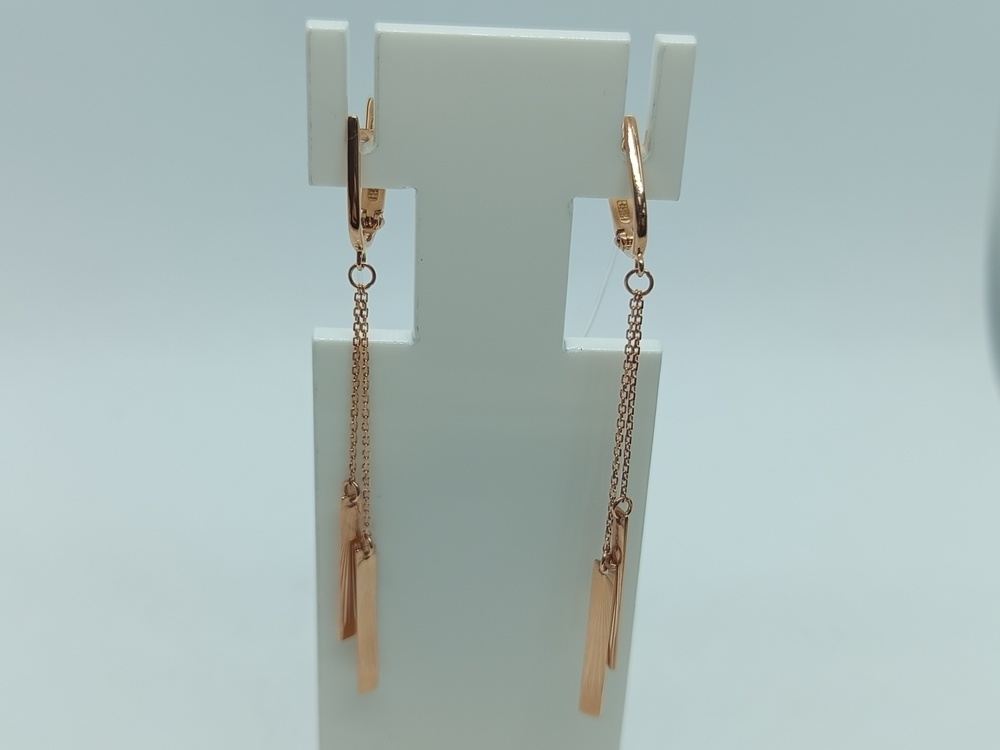 СЕРЬГИ БЕЗ КАМНЯ (Au 585)