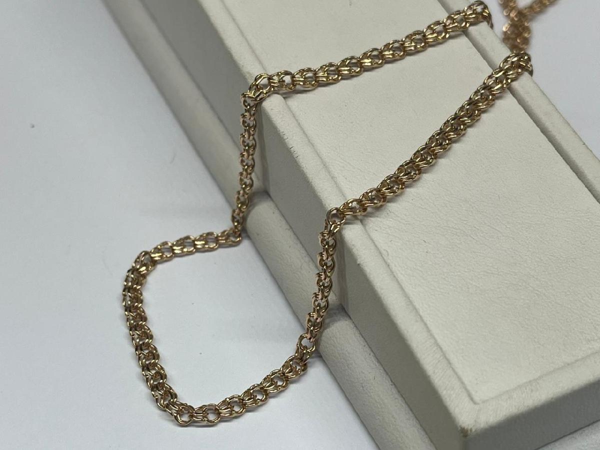 ЦЕПЬ ПОЛНОВЕСНАЯ Бисмарк (Au 585)