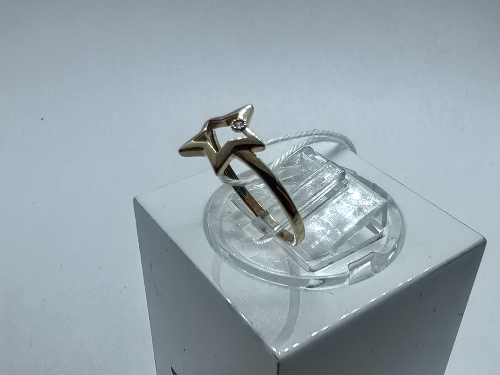 КОЛКМ585 КОЛЬЦО С КАМНЕМ (Au 585)