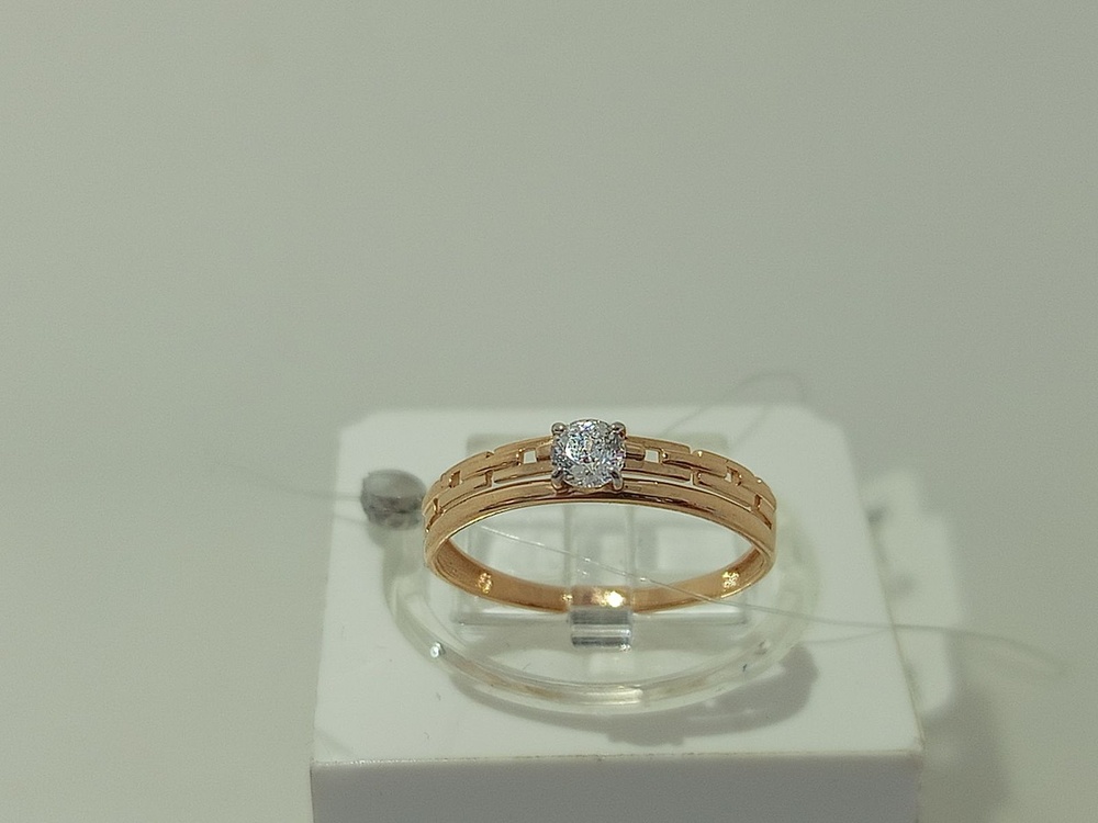 КОЛЬЦО С КАМНЕМ (Au 585)