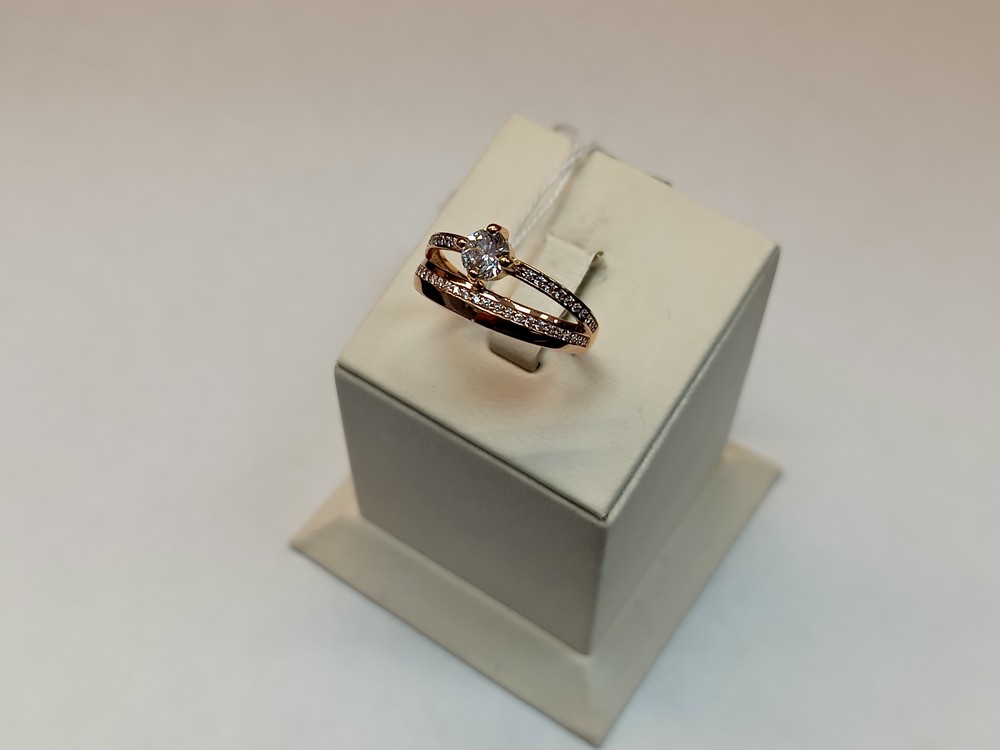 КОЛКМИ585 КОЛЬЦО С КАМНЯМИ (Au 585)