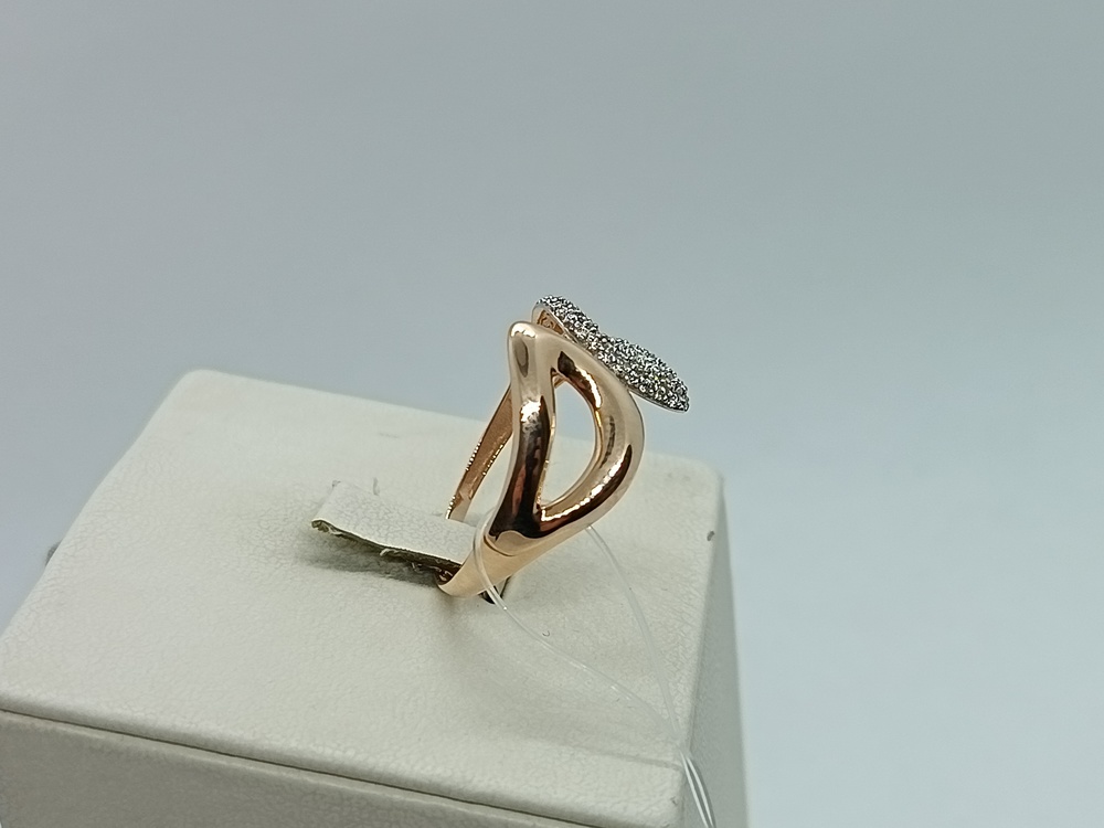 КОЛЬЦО С КАМНЯМИ (Au 585)