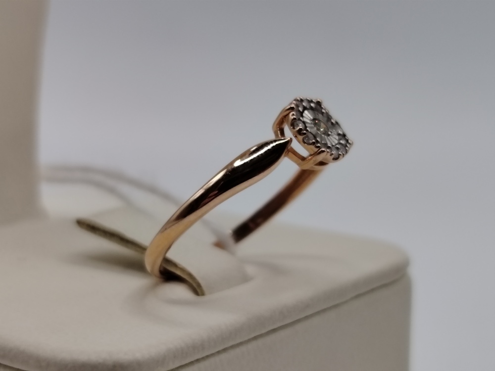 КОЛЬЦО БРИЛЛИАНТ Au 585