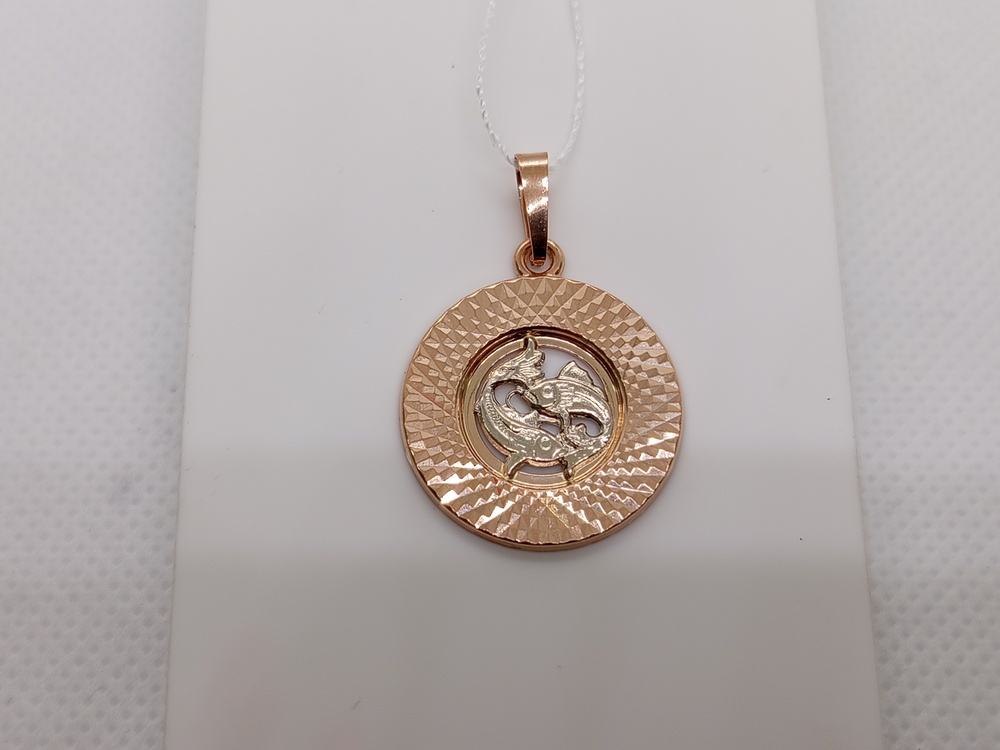 ПОДВЕСКА ЗНАК ЗОДИАКА без камня (Au 585)