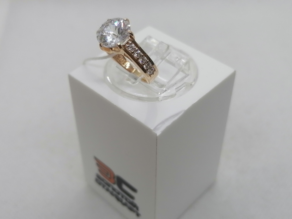 КОЛКМИ585 КОЛЬЦО С КАМНЯМИ (Au 585)