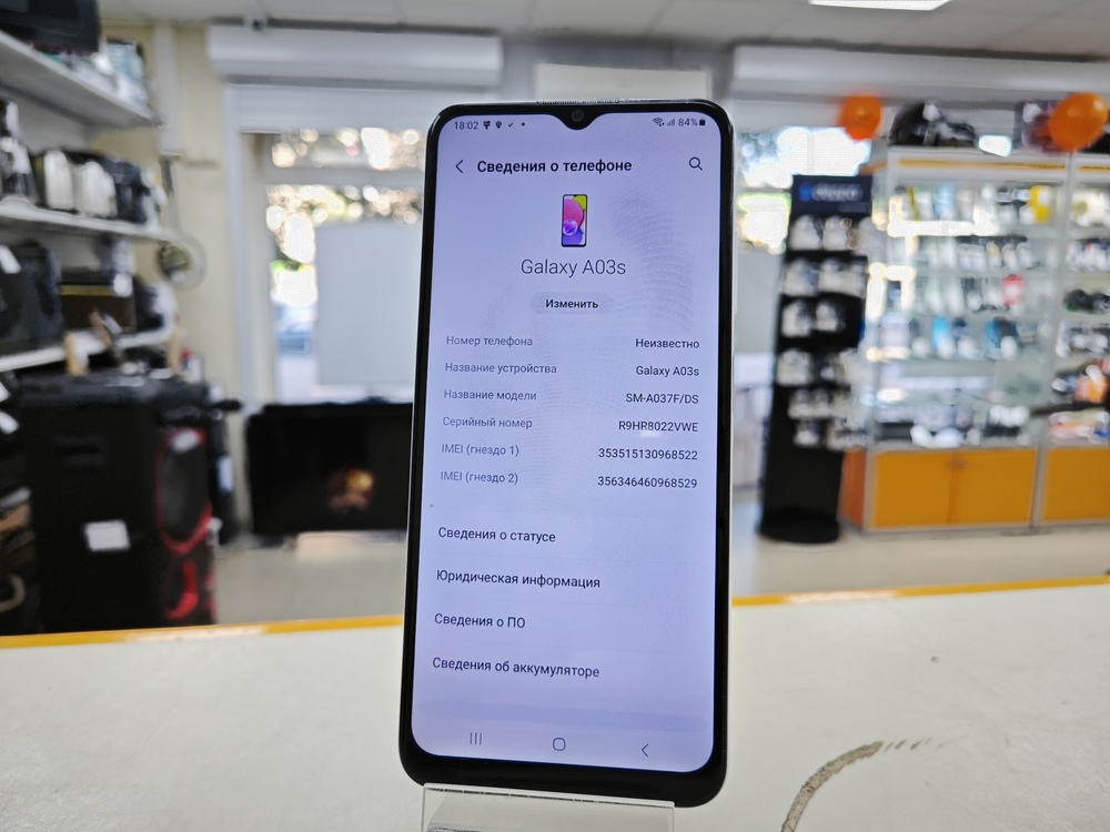Смартфон Samsung Galaxy A03S 4/64