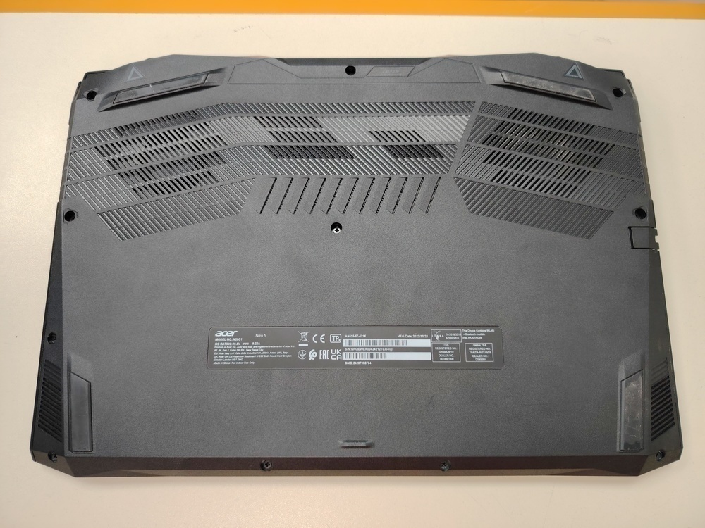 Ноутбук Acer Nitro 5 N20C1; Core i5 11400H, GeForce RTX 3060, 16 Гб, 500 Гб, Нет