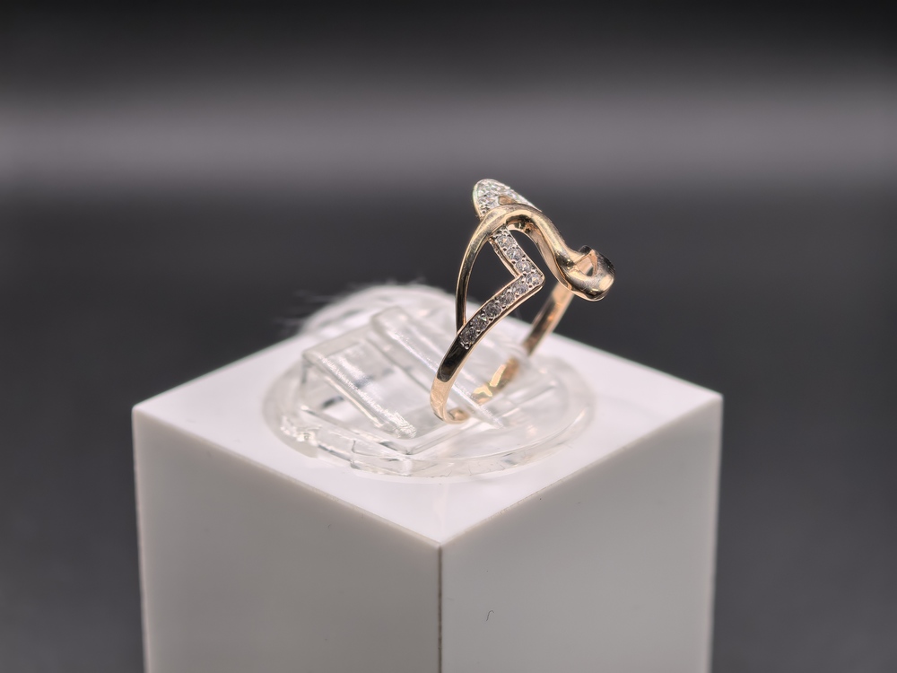 КОЛКМИ585 КОЛЬЦО С КАМНЯМИ (Au 585)