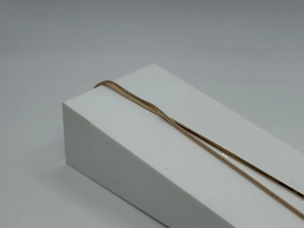 ЦЕПЬ ПОЛНОВЕСНАЯ Снейк квадратный (Au 585)