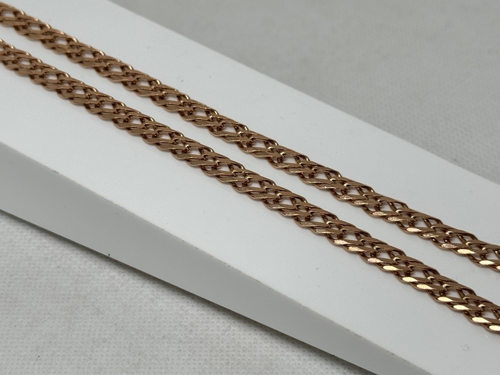 ЦЕПЬ ПОЛНОВЕСНАЯ Ромб двойной (Au 585)