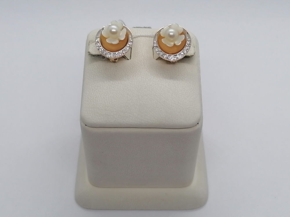 СЕРЬГИ С КАМНЯМИ (Au 585)