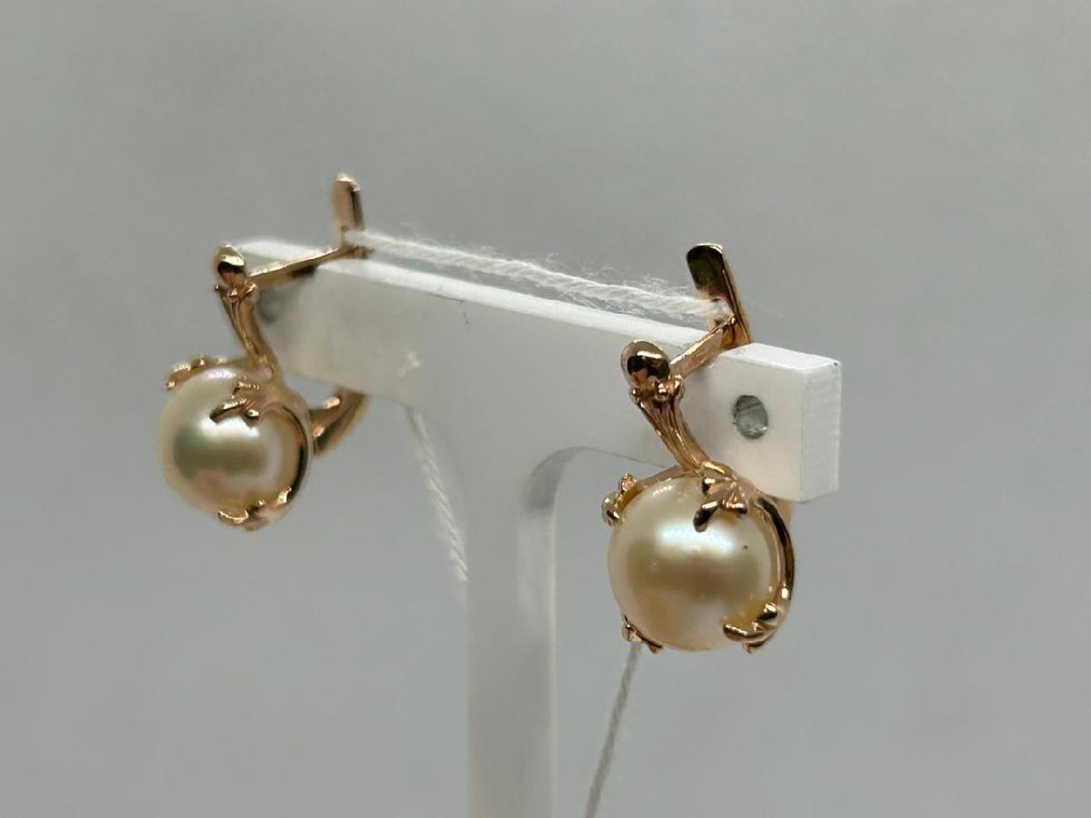 СЕРЬГИ С КАМНЕМ (Au 585)