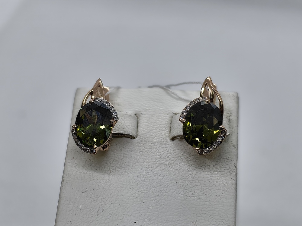 СЕРЬГИ С КАМНЯМИ (Au 585)