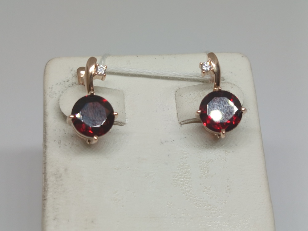 СЕРЬГИ С КАМНЯМИ (Au 585)