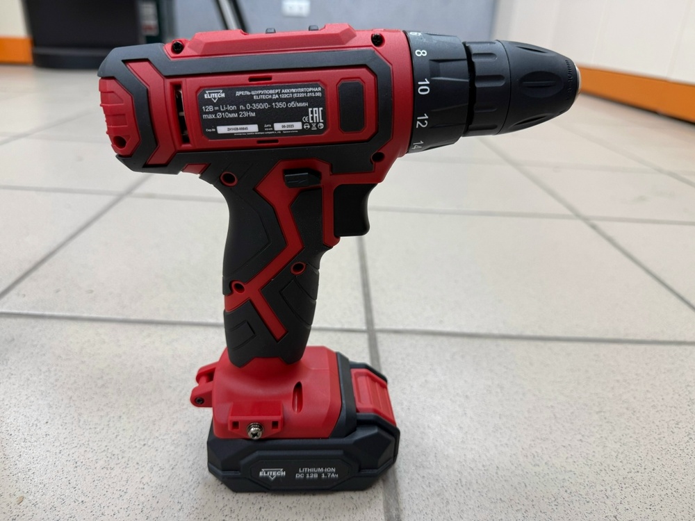 Шуруповерт Elitech ДА 122СЛ