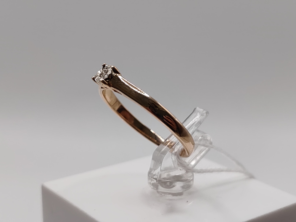 КОЛЬЦО БРИЛЛИАНТ Au 585