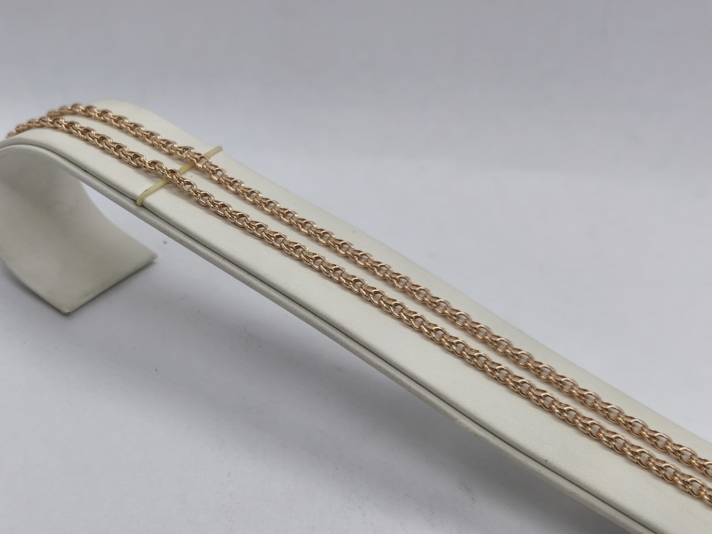 ЦЕПЬ ПУСТОТЕЛАЯ Бисмарк (Au 585)