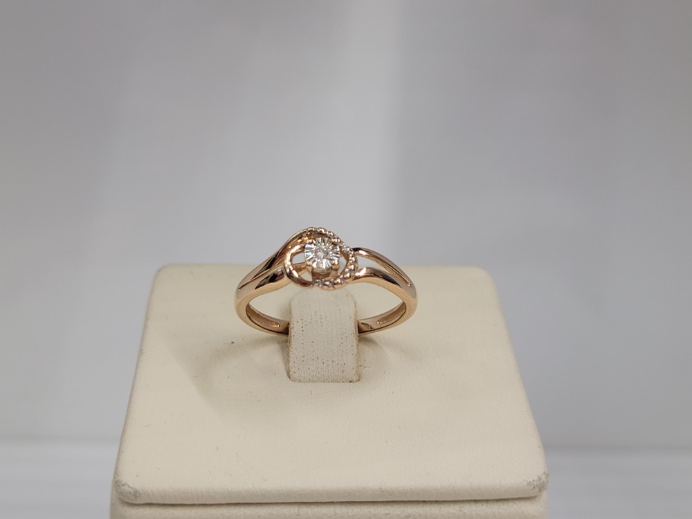 КОЛЬЦО БРИЛЛИАНТ Au 585