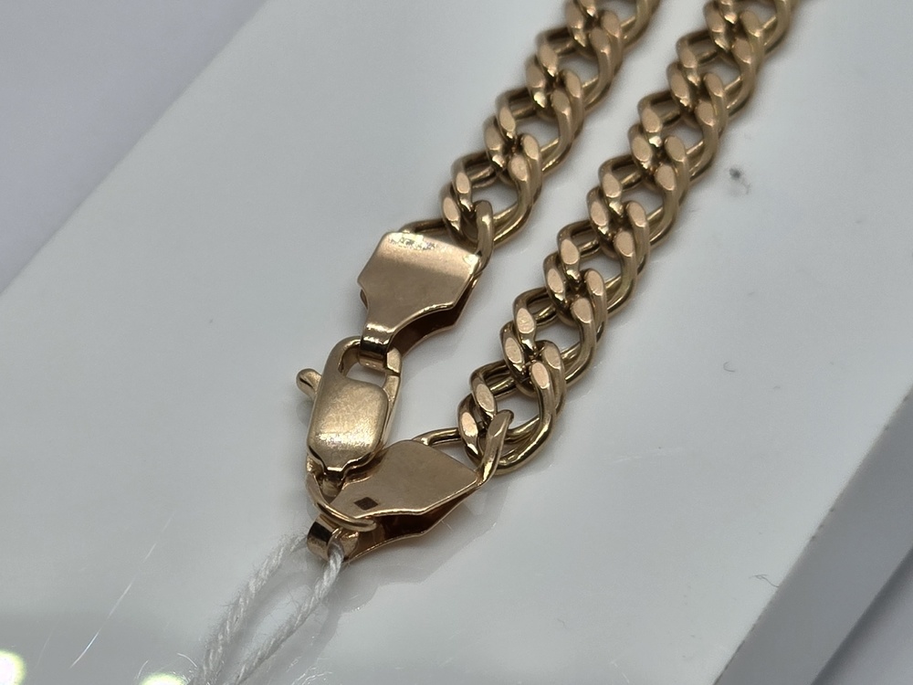 ЦЕПЬ ПУСТОТЕЛАЯ Ромб двойной (Au 585)