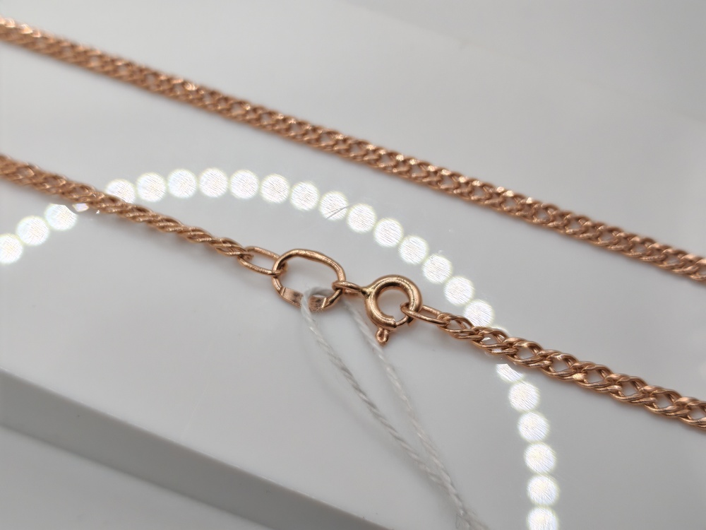 ЦПР2585 ЦЕПЬ ПУСТОТЕЛАЯ Ромб двойной (Au 585)