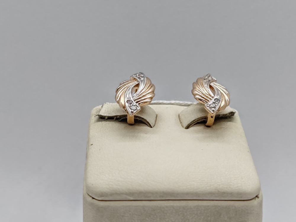 СЕРЬГИ С КАМНЯМИ (Au 585)