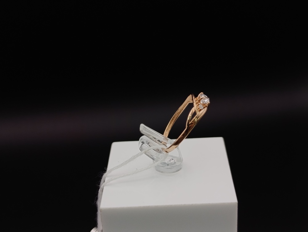 КОЛКМИ585 КОЛЬЦО С КАМНЯМИ (Au 585)