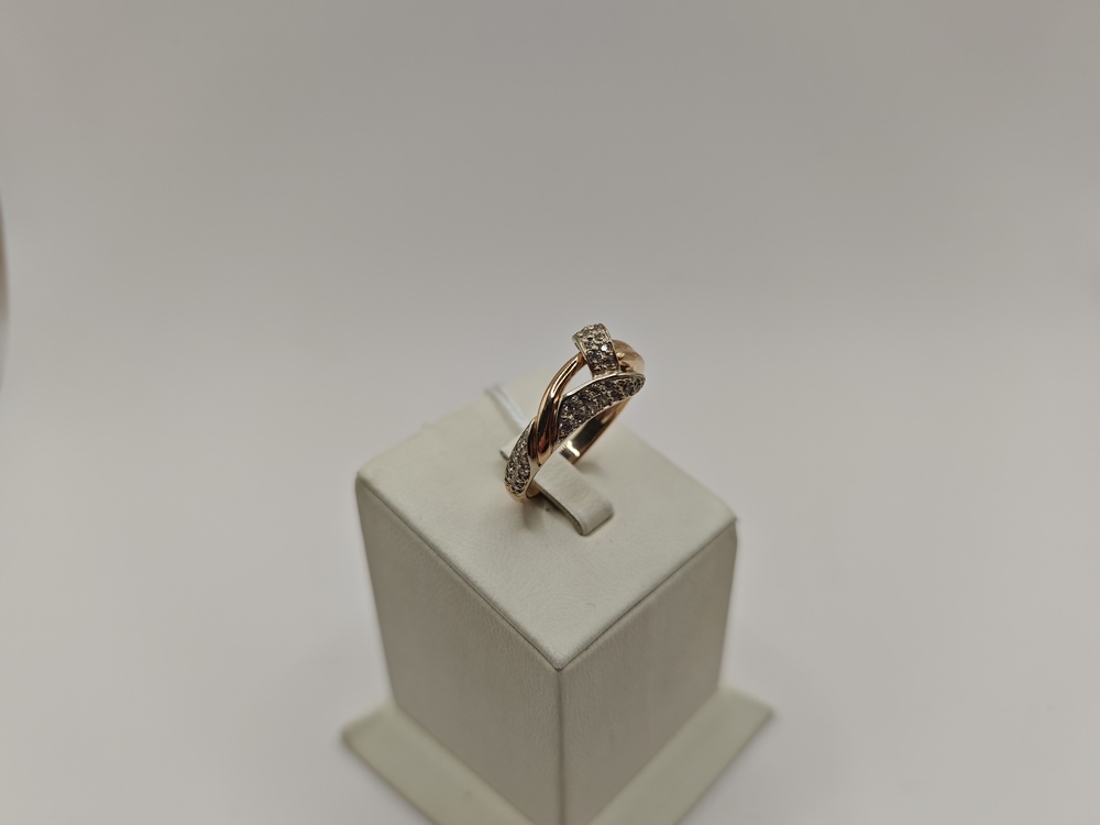 КОЛКМИ585 КОЛЬЦО С КАМНЯМИ (Au 585)