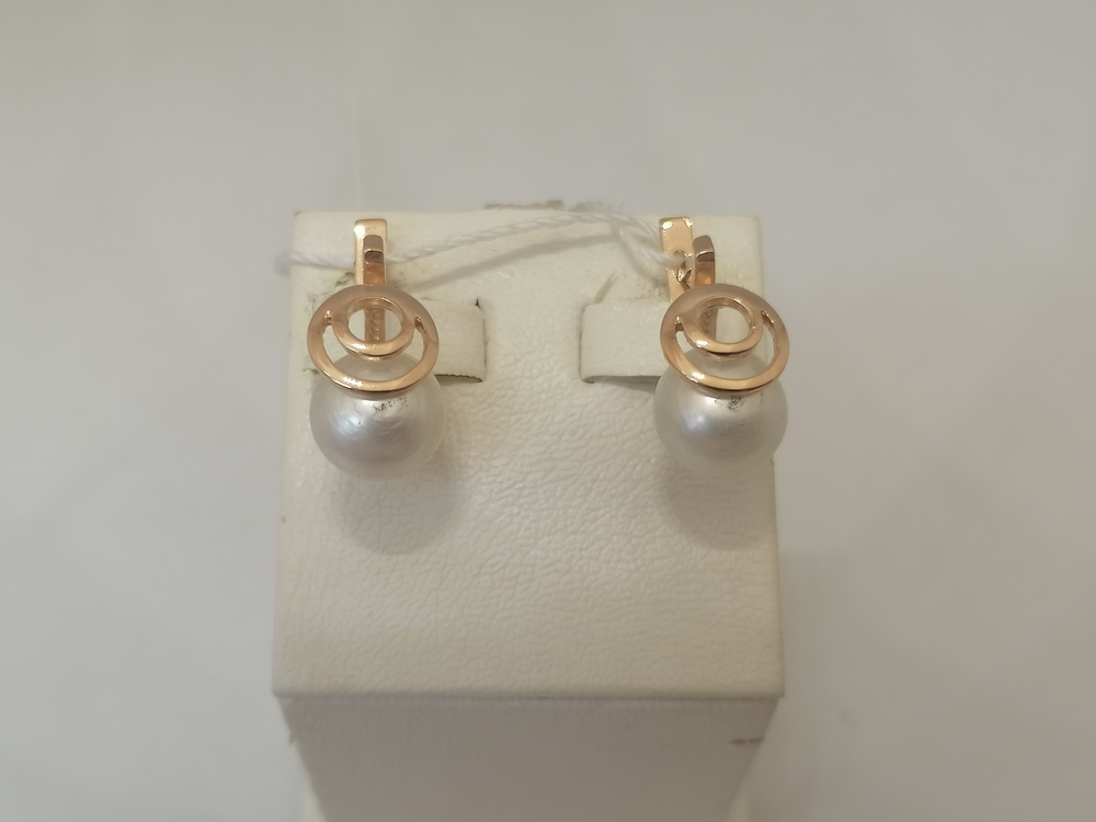 СЕРЬГИ С КАМНЕМ (Au 585)